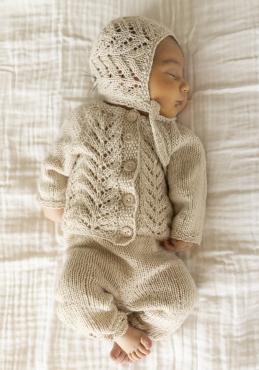 "Myrtel" Hentesæt - Viking Design SEC 12-1A Kit - 0 - 24 mdr - Viking cashmere silk