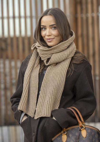 "Serene" Halsduk med huva - Viking Design SEC 07-9 Kit - Onesize - Viking cashmere silk