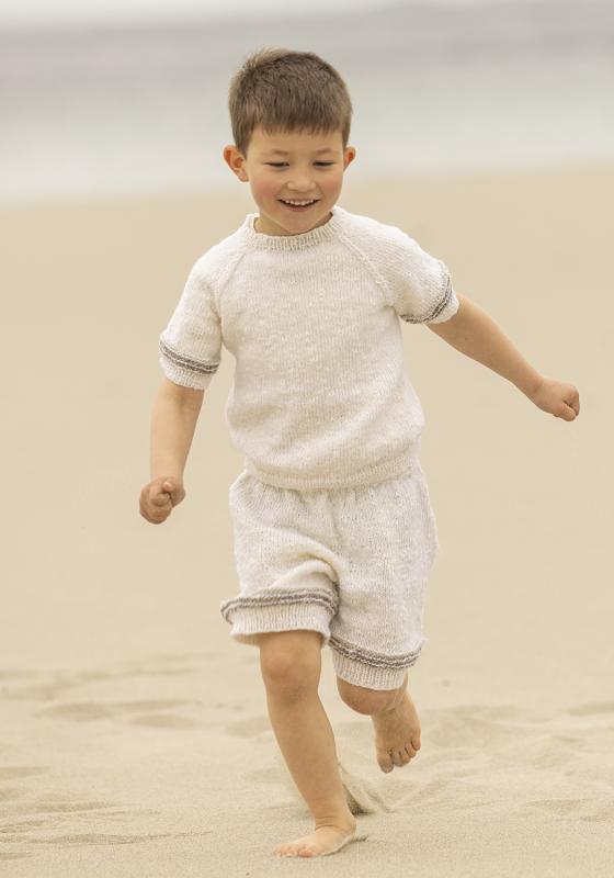 "Havre " T-shirt & shorts - Viking Design 2614-4B Kit - 2 - 12 år - Viking Lotta