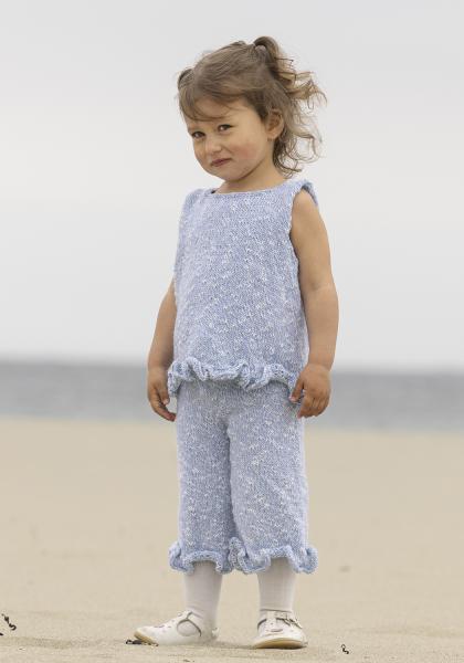 "Sandrose" Top & byxor - Viking Design 2614-1B Kit - 2 - 12 år - Viking Lotta