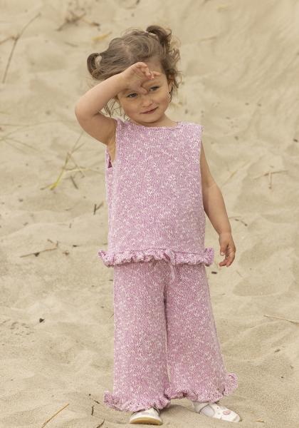 "Sandrose" Top & byxor - Viking Design 2614-1A Kit - 2 - 12 år - Viking Lotta