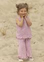 "Sandrose" Top & byxor - Viking Design 2614-1A Kit - 2 - 12 år - Viking Lotta