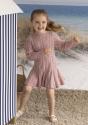 "Bølge" klänning - Viking Design 2613-7A Kit - 2-12 År - Viking Bambino