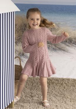 "Bølge" klänning - Viking Design 2613-7A Kit - 2-12 År - Viking Bambino
