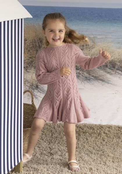 "Bølge" klänning - Viking Design 2613-7A Kit - 2-12 År - Viking Bambino
