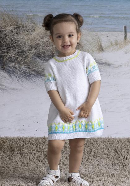 "Mariposa" Klänning - Viking Design 2613-5B Kit - 2-12 År - Viking Bambino