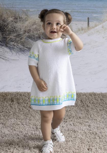 "Mariposa" Klänning - Viking Design 2613-5B Kit - 2-12 År - Viking Bambino