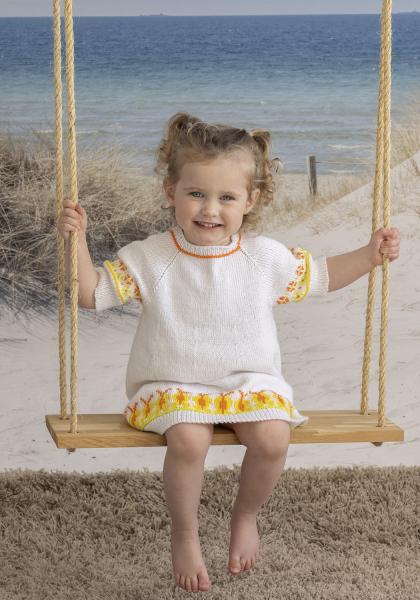"Mariposa" Klänning - Viking Design 2613-5A Kit - 2-12 År - Viking Bambino