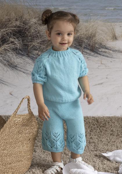 "Miramar" T-shirt & byxor - Viking Design 2613-4A Kit - 2-12 År - Viking Bambino