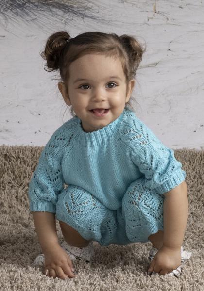"Miramar" T-shirt & byxor - Viking Design 2613-4A Kit - 2-12 År - Viking Bambino