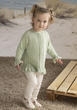 "Yndig" Cardigan - Viking Design 2613-1A Kit - 2-12 År - Viking Bambino