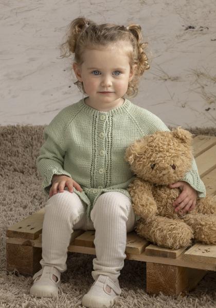 "Yndig" Cardigan - Viking Design 2613-1A Kit - 2-12 År - Viking Bambino