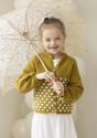 Olivia cardigan - Viking Design 2607-14A Kit - 1 - 12 år - Viking Alpaca Liten Storm