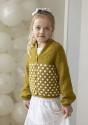 Olivia cardigan - Viking Design 2607-14A Kit - 1 - 12 år - Viking Alpaca Liten Storm