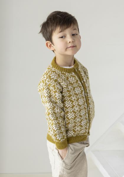 Birk cardigan - Viking Design 2607-13 Kit - 2 - 12 år - Viking Alpaca Liten Storm