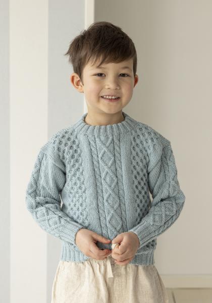 Snorestad tröja - Viking Design 2607-12 Kit - 2 - 12 år - Viking Alpaca Liten Storm