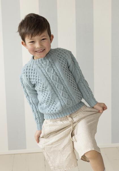 Snorestad tröja - Viking Design 2607-12 Kit - 2 - 12 år - Viking Alpaca Liten Storm