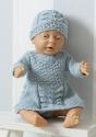 Julie dockklänning, mössa och trosa - Viking Design 2607-11 Kit -  baby born - Viking Alpaca Liten Storm