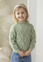 Lotus tröja - Viking Design 2607-9 Kit - 2 - 12 år - Viking Alpaca Liten Storm