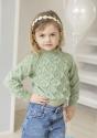 Lotus tröja - Viking Design 2607-9 Kit - 2 - 12 år - Viking Alpaca Liten Storm