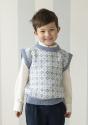 Evander väst - Viking Design 2607-8 Kit - 2 - 12 år - Viking Alpaca Liten Storm