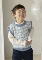 Evander väst - Viking Design 2607-8 Kit - 2 - 12 år - Viking Alpaca Liten Storm