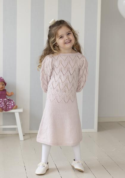 Tjørme klänning - Viking Design 2607-7B Kit - 2 - 12 år - Viking Alpaca Liten Storm