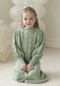 Tjørme klänning - Viking Design 2607-7A Kit - 2 - 12 år - Viking Alpaca Liten Storm