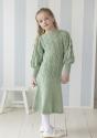 Tjørme klänning - Viking Design 2607-7A Kit - 2 - 12 år - Viking Alpaca Liten Storm