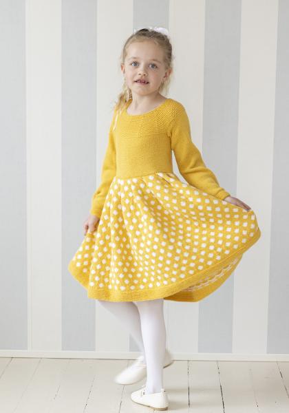 Olivia klänning - Viking Design 2607-4B Kit - 1 - 12 år - Viking Alpaca Liten Storm