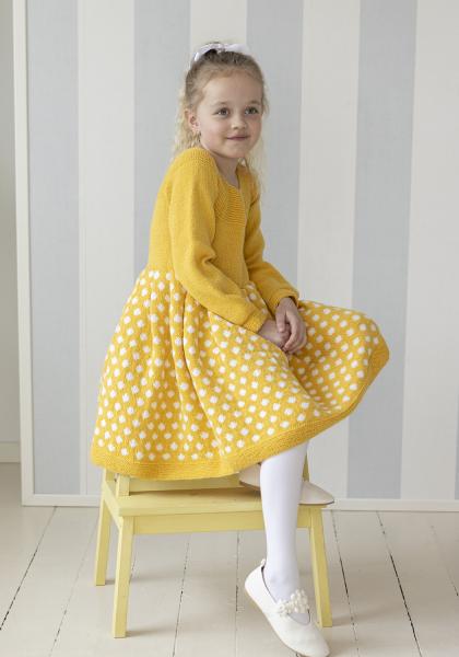 Olivia klänning - Viking Design 2607-4B Kit - 1 - 12 år - Viking Alpaca Liten Storm