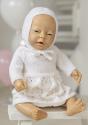Lotus dockklänning - Viking Design 2607-3 Kit -  baby born - Viking Alpaca Liten Storm