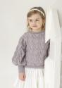 Tjørme tröja - Viking Design 2607-1 Kit - 2 - 12 år - Viking Alpaca Liten Storm