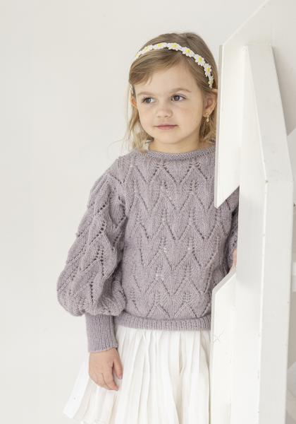 Tjørme tröja - Viking Design 2607-1 Kit - 2 - 12 år - Viking Alpaca Liten Storm