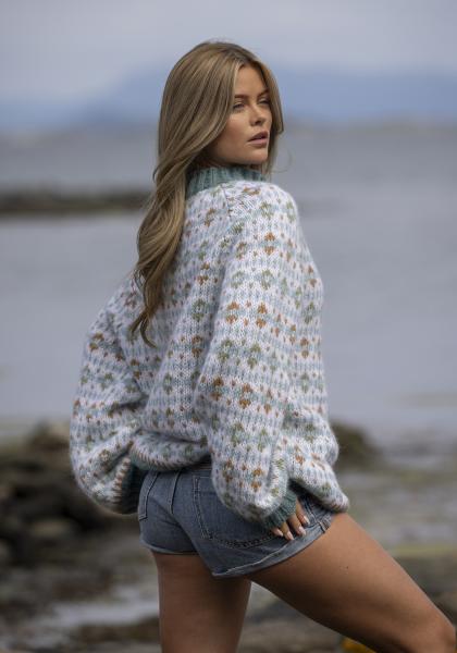 "Sommerdrøm" Tröja - Viking Design 2620-4D Kit - XXS-XXL - Viking Alpaca Bris